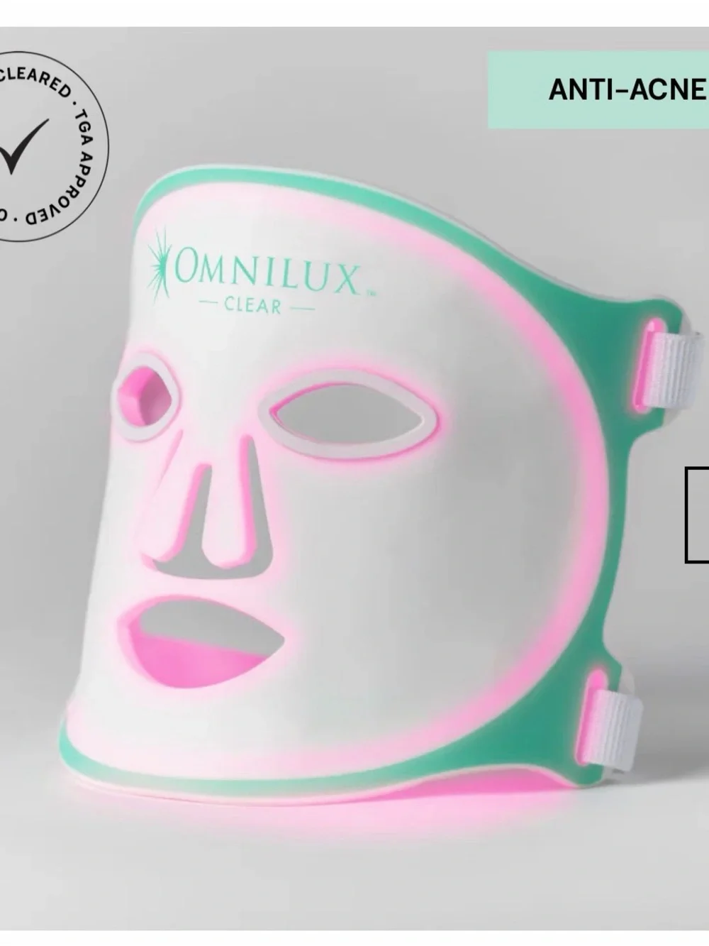 Omnilux Clear LED Light Therapy Mask Acne